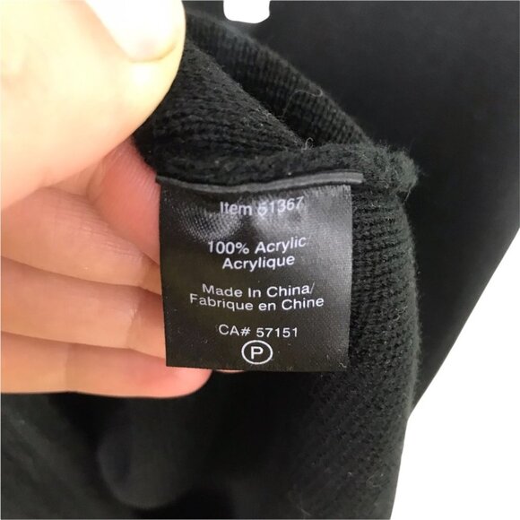 Jessica Black And White Minimalist  Sleeveless Knit fitted Midi Dress women M - Picture 8 of 15